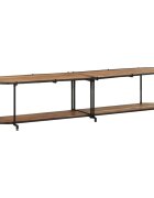 vidaXL ТВ шкаф 200x42x40 см масивно акациево дърво