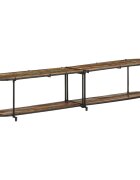 vidaXL ТВ шкаф 200x42x40 см масивно регенерирано дърво