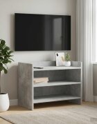 vidaXL ТВ шкаф 60 x 33 x 47 см Бетонно сиво Инженерна дървесина