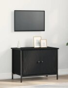 vidaXL ТВ шкаф 60 x 35 x 45 см Черния дъб Инженерна дървесина