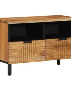 vidaXL ТВ шкаф 70x33x46 см масивна акация