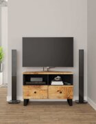 vidaXL ТВ шкаф 70x33x46 см масивно мангово дърво