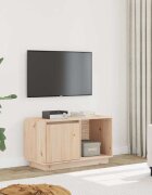 vidaXL ТВ шкаф 74x35x44 см бор масив