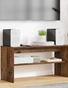 vidaXL ТВ шкаф 80 х 30 х 40 см Старо дърво Инженерна дървесина