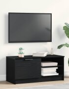 vidaXL ТВ шкаф 80 x 35 x 365 cm Черния дъб Инженерна дървесина