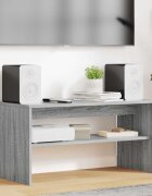 vidaXL ТВ шкаф 80 x 35 x 40 см Сив Сонома Инженерна дървесина