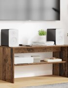 vidaXL ТВ шкаф 80 x 35 x 40 см Старо дърво Инженерна дървесина