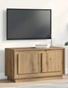 vidaXL ТВ шкаф 80 x 35 x 45 cm дъб артизан Инженерна дървесина