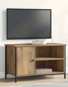 vidaXL ТВ шкаф 80 x 40 x 50 cm дъб артизан Инженерна дървесина
