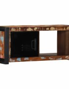 vidaXL ТВ шкаф 80x30x35 cm Масивна дървесина Възстановена