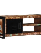 vidaXL ТВ шкаф 80x30x35 cm Масивна дървесина Възстановена