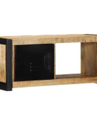 vidaXL ТВ шкаф 80x30x35 cm Масивна груба дървесина Манго