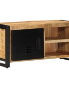 vidaXL ТВ шкаф 80x30x40 cm Масивна груба дървесина Манго