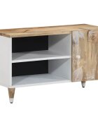 vidaXL ТВ шкаф 80x315x46 см мангово дърво масив