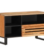 vidaXL ТВ шкаф 80x34x46 см акациево дърво масив