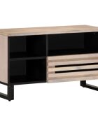 vidaXL ТВ шкаф 80x34x46 см масивно мангово дърво