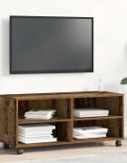vidaXL ТВ шкаф 90 x 35 x 40.5 см Кафяво Инженерна дървесина