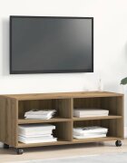 vidaXL ТВ шкаф 90 x 35 x 40.5 см Кафяво Инженерна дървесина
