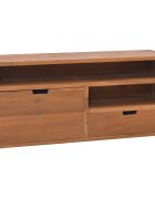 vidaXL ТВ шкаф 90x30x40 cм тиково дърво масив