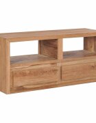 vidaXL ТВ шкаф 90x30x40 cм тиково дърво масив