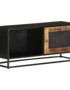 vidaXL ТВ шкаф 90x30x40 см грубо мангово дърво