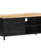 vidaXL ТВ шкаф 90x30x41 см грубо мангово дърво