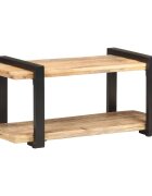 vidaXL ТВ шкаф 90x40x40 см грубо мангово дърво