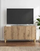 vidaXL ТВ шкаф 99 x 345 x 50 см Дъб артизан Инженерна дървесина