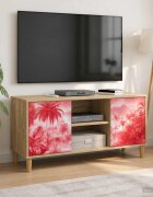 vidaXL ТВ шкаф AACHEN 102 x 33 x 50 см Сонома Инженерна дървесина