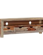 vidaXL ТВ шкаф акациево дърво масив 130x30x40 cм