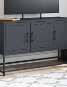 vidaXL ТВ шкаф антрацит 1005x39x605 см стомана