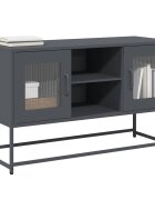 vidaXL ТВ шкаф антрацит 1005x39x605 см стомана