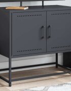 vidaXL ТВ шкаф антрацит 685x39x605 см стомана