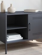 vidaXL ТВ шкаф антрацит 68x39x505 см стомана