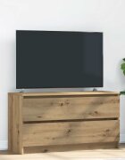 vidaXL ТВ шкаф Artisan Oak 100x35x54 cm Инженерна дървесина