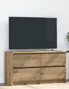 vidaXL ТВ шкаф Artisan Oak 100x35x54 cm Инженерна дървесина