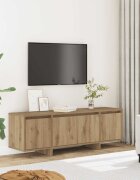 vidaXL ТВ шкаф Artisan Oak 120x30x405 cm Инженерна дървесина