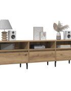 vidaXL ТВ шкаф Artisan Oak 150x30x445 cm Инженерна дървесина
