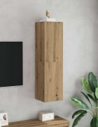 vidaXL ТВ шкаф Artisan Oak 305x30x110 cm Инженерна дървесина