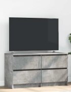 vidaXL ТВ шкаф Бетон сив 100x35x54 cm Инженерна дървесина
