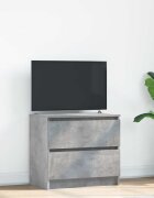 vidaXL ТВ шкаф Бетон сив 60x35x54 cm Инженерна дървесина