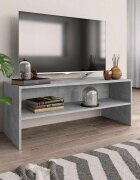 vidaXL ТВ шкаф бетонно сив 100x40x40 см инженерно дърво