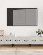 vidaXL ТВ шкаф бетонно сив 150x345x30 см инженерно дърво