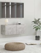 vidaXL ТВ шкаф бетонно сив 80x30x30 см инженерно дърво