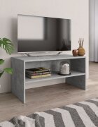 vidaXL ТВ шкаф бетонно сив 80x40x40 см инженерно дърво