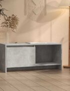 vidaXL ТВ шкаф бетонно сив 90x35x40 см инженерно дърво