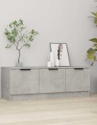 vidaXL ТВ шкаф бетонно сиво 102x35x365 см инженерно дърво