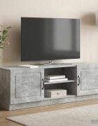 vidaXL ТВ шкаф Бетонно сиво 150 x 31 x 47 см Инженерна дървесина