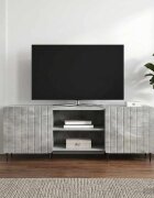 vidaXL ТВ шкаф Бетонно сиво 150 x 31 x 52 см Инженерна дървесина