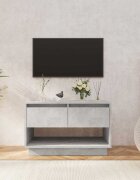 vidaXL ТВ шкаф бетонно сиво 70x41x44 см инженерно дърво